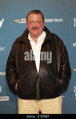 Prominenten Besuch des "Krimi-Festivals" präsentiert von SKY TV in der "BMW Welt".  Mitwirkende: Joseph Hannesschlaeger wo: München wenn: 9. März 2014 Stockfoto