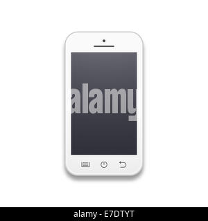 Weiß Handy Stockfoto