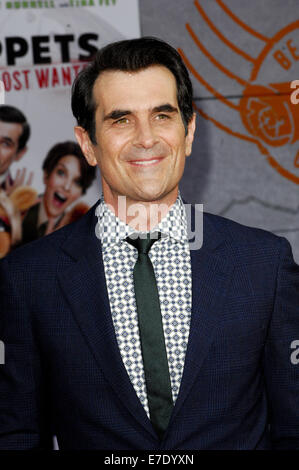 Most Wanted Film Premiere Muppets mit: Ty Burrell wo: Los Angeles, California, Vereinigte Staaten von Amerika bei: 12. März 2014 Stockfoto