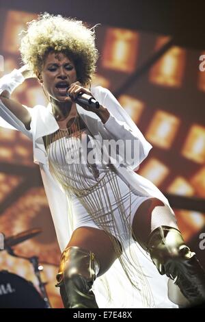 Eurovision Song Contest - "Unser Song Fuer Daenemark" bei Lanxess Arena Featuring: Oceana wo: Köln, Deutschland: 12. März 2014 Stockfoto