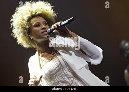 Eurovision Song Contest - "Unser Song Fuer Daenemark" bei Lanxess Arena Featuring: Oceana wo: Köln, Deutschland: 12. März 2014 Stockfoto