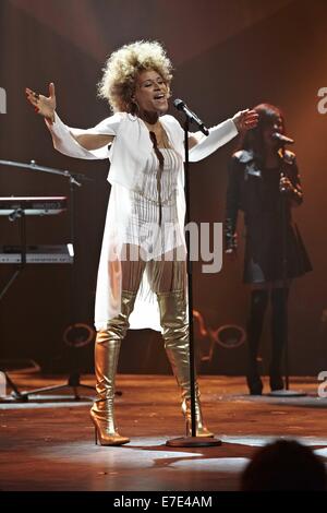 Eurovision Song Contest - "Unser Song Fuer Daenemark" bei Lanxess Arena Featuring: Oceana wo: Köln, Deutschland: 12. März 2014 Stockfoto