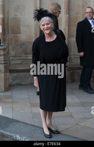 David Frost - Denkmal Enthüllung und Service des Gedenkens in der Westminster Abbey - Ankünfte statt.  Mitwirkende: Ann Widdecombe Where: London, Vereinigtes Königreich bei: 13. März 2014 Stockfoto