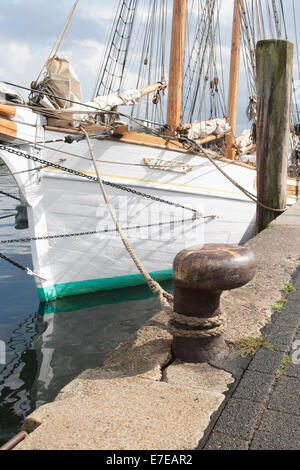 Flensburger Hafen, Schleswig Holstein, Deutschland Stockfoto