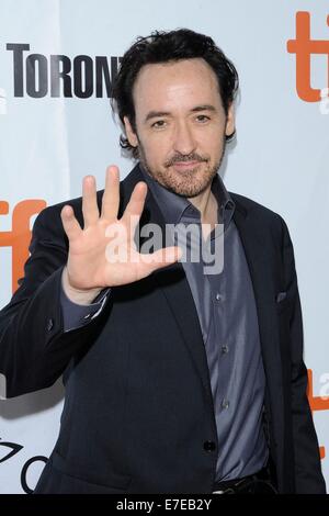 Toronto, ON, Canada. 14. Sep, 2014. John Cusack im Ankunftsbereich für Toronto International Film Festival 2014, Toronto, ON 14. September 2014. Bildnachweis: Nicole Springer/Everett Collection/Alamy Live-Nachrichten Stockfoto