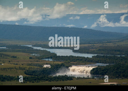 Wasserfälle von Canaima Stockfoto