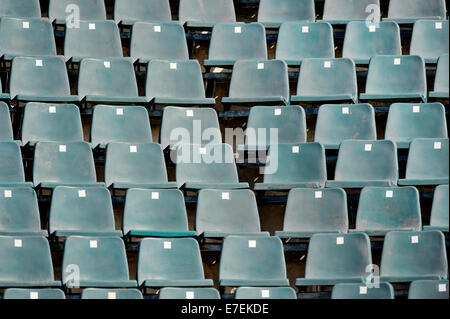 Detail mit leeren Sportsitze arena Stockfoto