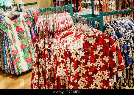 Honolulu Hawaii, Oahu, Hawaiian, Ala Moana Center, Zentrum, Einkaufszentrum, Shopping Shopper Shopper shoppen Geschäfte Markt Märkte Marktplatz Kauf Verkauf, Einzelhandel Stockfoto
