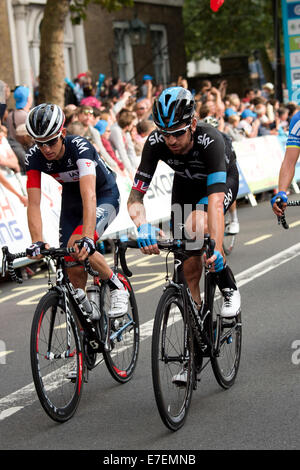 London, UK. 14. Sep, 2014. Bradley Wiggins in Phase 9 der Tour of Britain. © Aktion Plus Sport/Alamy Live-Nachrichten Stockfoto