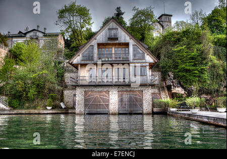 Lake Traunsee, Gmunden, Österreich. Stockfoto