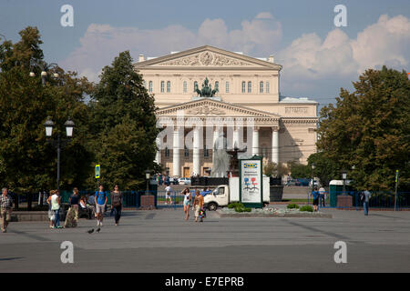 Das Bolschoi-Theater, Moskau Stockfoto