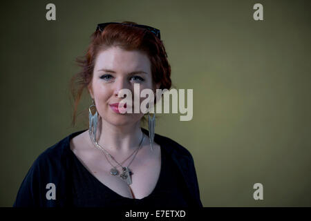 Musik Bücher Autor Zoe Howe erscheint das Edinburgh International Book Festival. Stockfoto