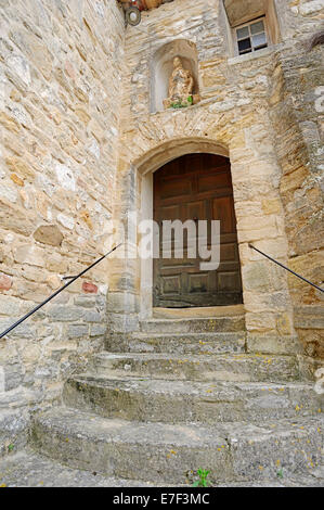 Burg von Barroux, Chateau de Barroux, Le Barroux, Vaucluse, Provence-Alpes-Côte d ' Azur, Südfrankreich, Frankreich Stockfoto