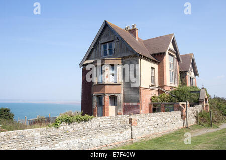 Westward Ho Strand Nord-Devon Stockfoto