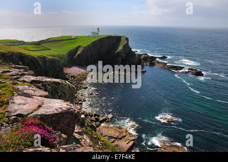 Der Leuchtturm am Stoer Head, Sutherland, Highlands, Schottland, Vereinigtes Königreich Stockfoto