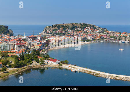 Hafen Sie Stadt Amasra, Bartın Provinz Küste des Schwarzen Meeres, Schwarzmeer Region, Türkei Stockfoto