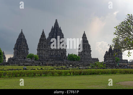 Prambanan Tempel Komplex, Yogyakarta, Java, Indonesien Stockfoto