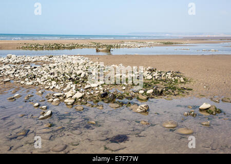 Westward Ho Strand Nord-Devon Stockfoto