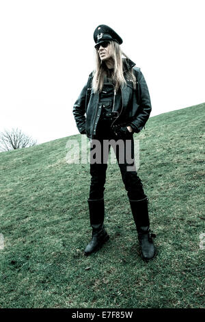 Julian David Cope ist eine englische Rock-Musiker, Autor. Stockfoto