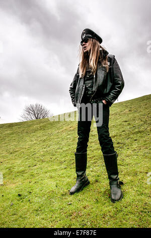 Julian David Cope ist eine englische Rock-Musiker, Autor. Stockfoto