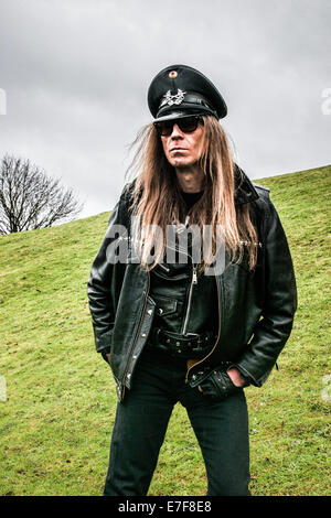 Julian David Cope ist eine englische Rock-Musiker, Autor. Stockfoto