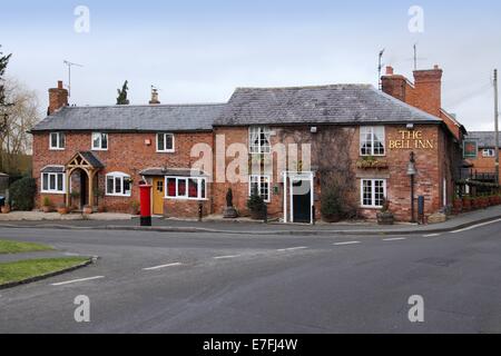 Die Bell Inn, Gastwirtschaft in Welford auf Avon, warwickshire Stockfoto