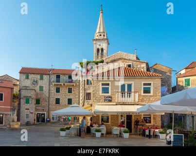 Morgen in Jelsa, Insel Hvar, Kroatien Stockfoto