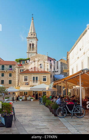 Morgen in Jelsa, Insel Hvar, Kroatien Stockfoto