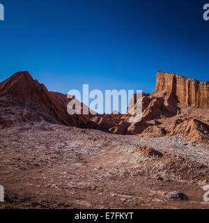 Fahrt durch das Tal des Mondes, Atacama Wüste, Chile. Stockfoto