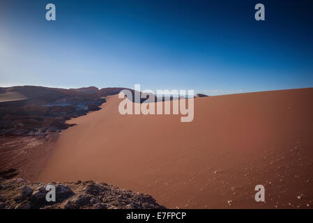 Sanddünen in das Mondtal, Atacama Wüste, Chile. Stockfoto