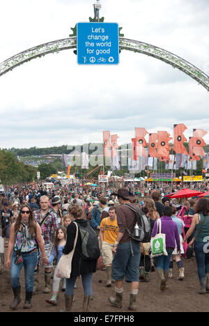 Glastonbury 2011 Stockfoto