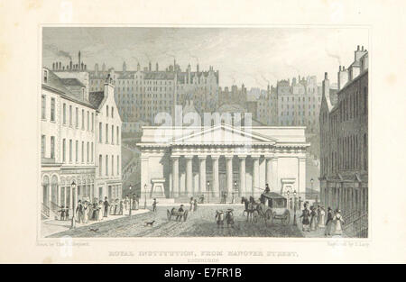 MA(1829) p.081 - Royal Institution von Hanover Street, Edinburgh - Thomas Hosmer Shepherd Stockfoto