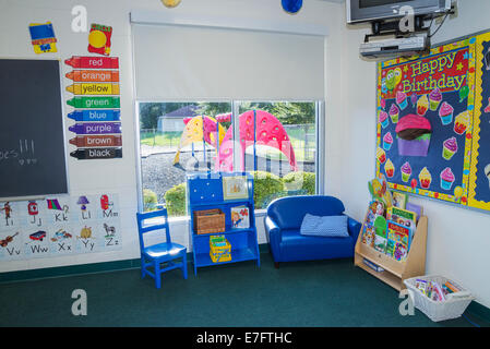 Erste christliche Akademie am First Baptist Church of High Springs, Florida. Stockfoto