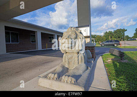 Erste christliche Akademie am First Baptist Church of High Springs, Florida. Stockfoto