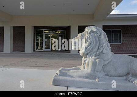 Erste christliche Akademie am First Baptist Church of High Springs, Florida. Stockfoto