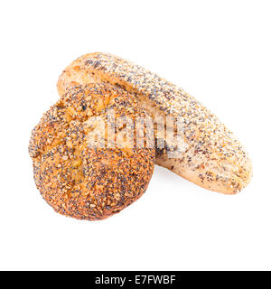 Vollkorn Brötchen Stockfoto