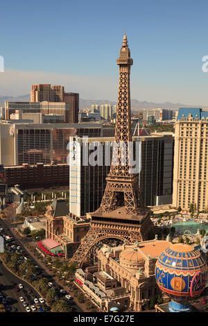 Paris Las Vegas Hotel &amp; Casino befindet sich am Las Vegas Strip Stockfoto