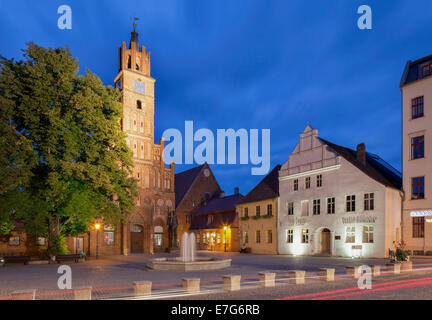 Old Town oder Altstädtisches Rathaus Rathaus, Altstädter Markt, Brandenburg an der Havel, Brandenburg, Deutschland Stockfoto