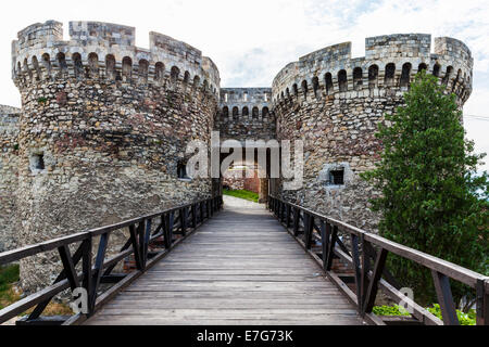 Belgrader Festung Kalemegdan, Belgrad, Serbien Stockfoto