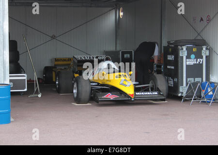 historische Formel 1 Autos zu den historischen grand Prix von monaco Stockfoto