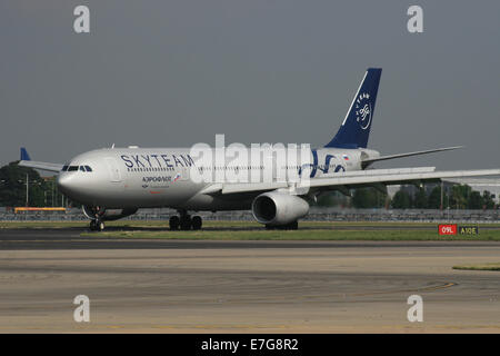 SKYTEAM-AIRBUS A330-AEROFLOT-RUSSISCHE FLUGLINIEN Stockfoto