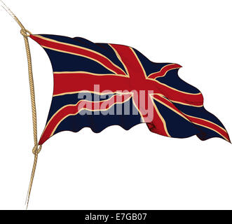 Flagge von Großbritannien Stockfoto