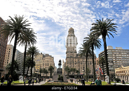 Plaza Independencia Montevideo Uruguay Stockfoto