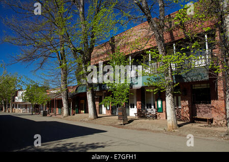 Stadthotel (1856), Main Street, Columbia State Historic Park, Columbia, Tuolumne County, Ausläufer der Sierra Nevada, Kalifornien, US Stockfoto