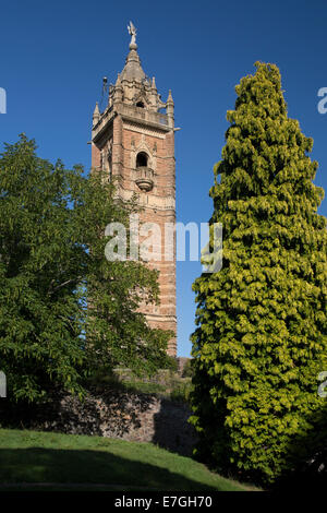 Cabot Tower - erbaut 1898 in Erinnerung an John Cabot, Explorer auf Brandon Hill, Bristol, England Stockfoto