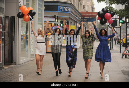 London, UK, UK. 17. Sep, 2014. Candice Huffine besucht Photocall starten einfach und Jamaco - Flagship-Store in der Oxford Street. © Ferdaus Shamim/ZUMA Draht/Alamy Live-Nachrichten Stockfoto