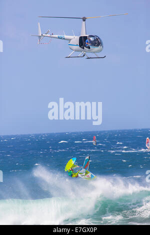 Hookipa, Maui Hawaii Stockfoto