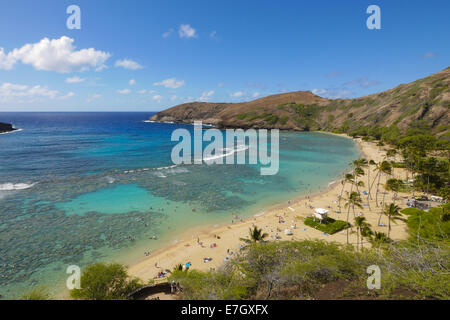 Hanauma Bay, Oahu, Hawaii Stockfoto