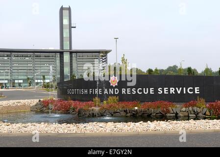 Schottische Feuer und Rettung Trainingszentrum und Hauptsitz in Cambuslang, Glasgow, Schottland Stockfoto