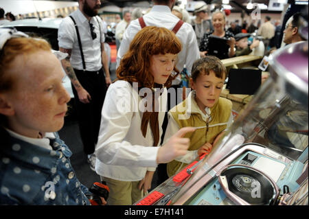 Goodwood Revival Festival der Geschwindigkeit 2014 Stockfoto